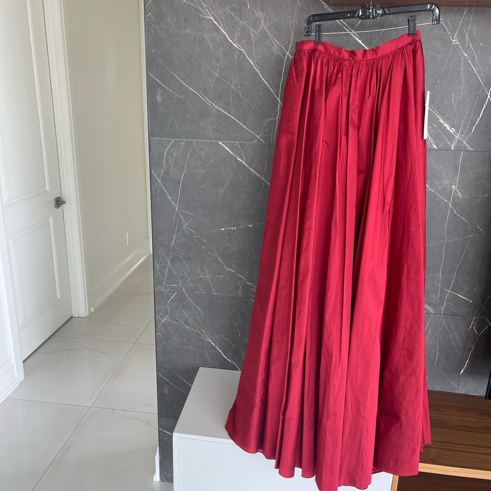 Elegant Red Maxi Skirt Love by Theia…NWT
